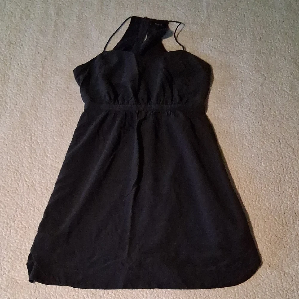 madewell black silk dress Szane Silk Emma Dress